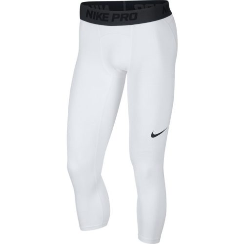 NIKE PRO 3/4 BASKETBALL TIGHTS WHITE/BLACK