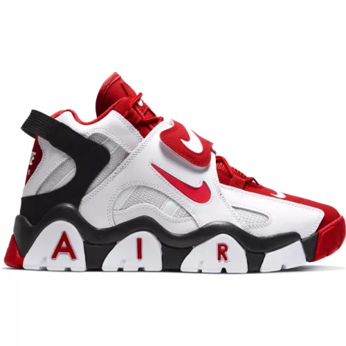 NIKE AIR BARRAGE MID WHITE/UNIVERSITY RED-BLACK