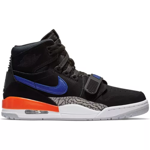 AIR JORDAN LEGACY 312 BLACK/RUSH BLUE-BRILLIANT ORNGE