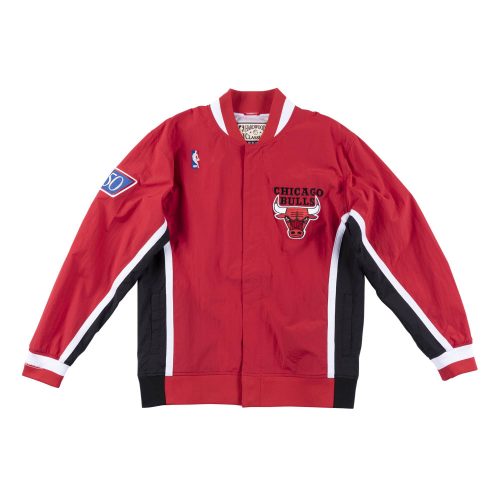 MITCHELL & NESS CHICAGO BULLS 96' AUTHENTIC WARM UP JACKET RED