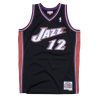 Mitchell & Ness NBA Swingman Jersey Utah Jazz John Stockton 98-99 BLACK