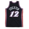 Mitchell & Ness NBA Swingman Jersey Utah Jazz John Stockton 98-99 BLACK