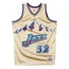 Mitchell & Ness NBA Swingman Jersey Utah Jazz Karl Malone 96-97 GOLD