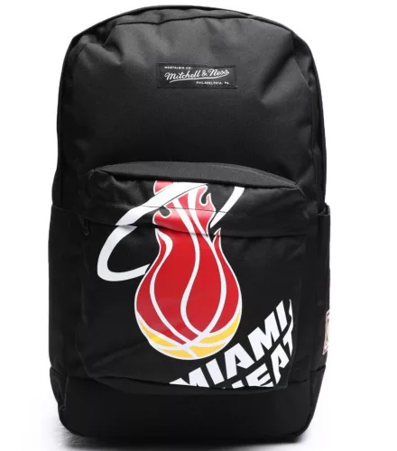 MITCHELL & NESS NBA MIAMI HEAT BACKPACK BLACK