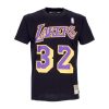 MITCHELL & NESS NBA NAME & NUMBER LOS ANGELES LAKERS MAGIC JOHNSON TEE BLACK L