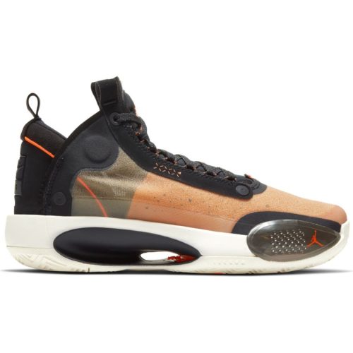 AIR JORDAN XXXIV (GS) AMBER RISE/METALLIC SILVER-BLACK-SAIL