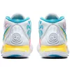 NIKE KYRIE 6 WHITE/BLUE FURY-OPTI YELLOW-DIGITAL PINK