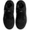 JORDAN 4 RETRO (PS) BLACK/BLACK-LT GRAPHITE