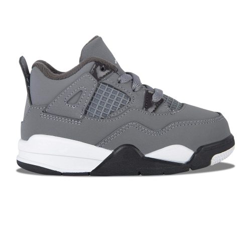 JORDAN 4 RETRO (TD) COOL GREY/CHROME-DARK CHARCOAL