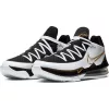 NIKE LEBRON 17 LOW WHITE/METALLIC GOLD-BLACK