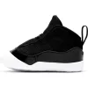 JORDAN 11 RETRO  BLACK/VARSITY RED-WHITE