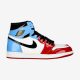 AIR JORDAN 1 RETRO HIGH OG WHITE/BLACK-UNIVERSITY BLUE-VARSITY RED