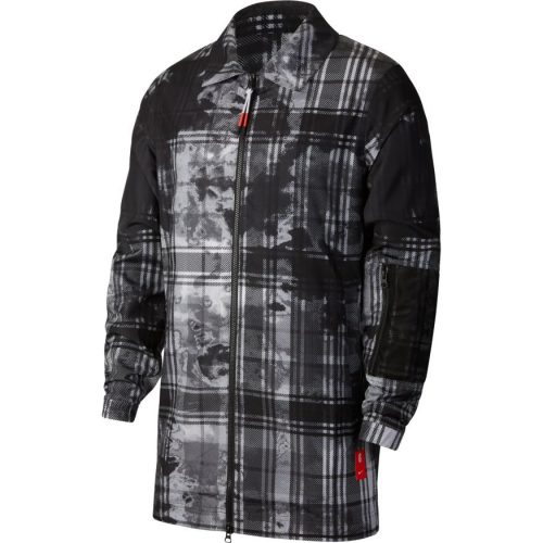 NIKE KYRIE LIGHTWEIGHT PRINTED JACKET BLACK/CHILE RED