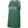 NIKE BOSTON CELTICS STANDARD ISSUE TANK CLOVER/DK GREY HEATHER/WHITE