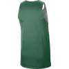 NIKE BOSTON CELTICS STANDARD ISSUE TANK CLOVER/DK GREY HEATHER/WHITE