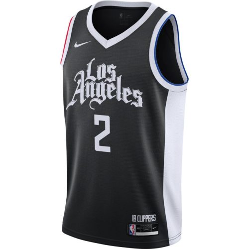 NIKE X NBA KAWHI LEONARD LOS ANGELES CLIPPERS SWINGMAN JERSEY CE 20 BLACK/WHITE/LEONARD KAWHI
