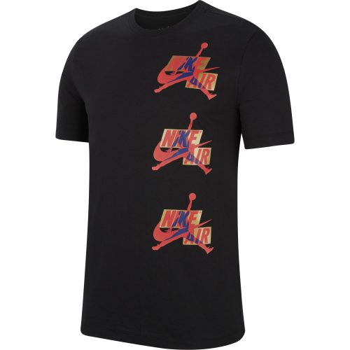 JORDAN JUMPMAN CLASSICS TEE BLACK/TRACK RED/DEEP ROYAL BLUE