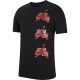 JORDAN JUMPMAN CLASSICS TEE BLACK/TRACK RED/DEEP ROYAL BLUE