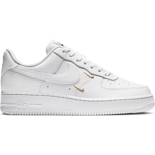 NIKE AIR FORCE 1 '07 ESSENTIAL WMNS WHITE/WHITE-METALLIC GOLD-BLACK