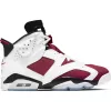 AIR JORDAN 6 RETRO WHITE/CARMINE-BLACK