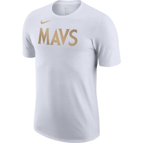 NIKE DALLAS MAVERICKS DRY TEE ES CE LGO WHITE