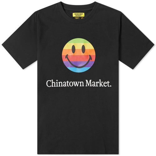 CHINATOWN MARKET SMILEY APPLE T-SHIRT BLACK