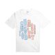 CHINATOWN MARKET UV ACTIVATED SMILEY GROOVY T-SHIRT WHITE