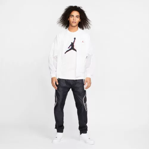 JORDAN LEGACY AJ5 JACKET WHITE/UNIVERSITY RED