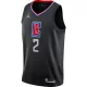 JORDAN NBA KAWHI LEONARD LOS ANGELES CLIPPERS SWINGMAN JERSEY BLACK/UNIVERSITY RED/LEONARD KAWHI