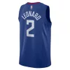 NIKE X NBA KAWHI LEONARD LOS ANGELES CLIPPERS SWINGMAN JERSEY ICON 20 RUSH BLUE/WHITE/LEONARD KAWHI