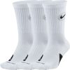 NIKE EVERYDAY CREW BBALL 3PR WHITE/BLACK