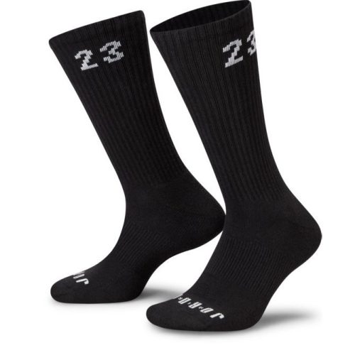 JORDAN ESSENTIALS SOCKS 3PR BLACK/WHITE
