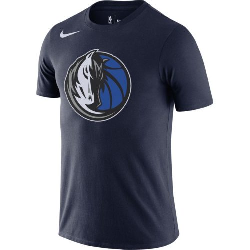 NIKE DALLAS MAVERICKS DRI-FIT ESSENTIAL LOGO TEE COLLEGE NAVY
