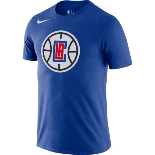 NIKE LOS ANGELES CLIPPERS DRI FIT ESSENTIAL LOGO TEE RUSH BLUE