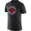NIKE TORONTO RAPTORS ESSENTIAL LOGO DRI FIT TEE BLACK