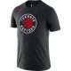 NIKE TORONTO RAPTORS ESSENTIAL LOGO DRI FIT TEE BLACK