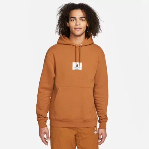 JORDAN ESSENTIALS STATEMENT FLEECE PULLOVER HOODIE DESERT BRONZE