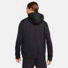 JORDAN DRI FIT AIR STATEMENT FLEECE PULLOVER HOODIE BLACK/BLACK