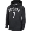 NIKE KEVIN DURANT BROOKLYN NETS ESSENTIALS FLEECE HOODIE BLACK/DURANT KEVIN
