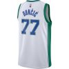 NIKE X NBA LUCA DONCIC DALLAS MAVERICKS DRI FIT SWINGMAN JERSEY WHITE/CLOVER/DONCIC LUKA