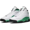 AIR JORDAN 13 RETRO WHITE/LUCKY GREEN-BLACK