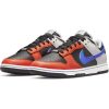 NIKE DUNK LOW RETRO EMB NBA 75TH ANNIVERSARY BLACK/RACER BLUE-GREY FOG-ORANGE