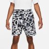 JORDAN ZION PERF AOP WVN SHORT BLACK/LT SMOKE GREY/WHITE