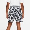 JORDAN ZION PERF AOP WVN SHORT BLACK/LT SMOKE GREY/WHITE