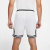 JORDAN DRI-FIT SPORT DIAMOND SHORT WHITE/WHITE/BLACK/BLACK
