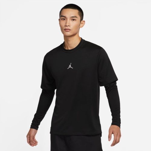 JORDAN DRI-FIT AIR SPORT STATEMENT SHOOTING SHIRT TEE BLACK/BLACK/REFLECTIVE SILV
