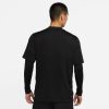 JORDAN DRI-FIT AIR SPORT STATEMENT SHOOTING SHIRT TEE BLACK/BLACK/REFLECTIVE SILV