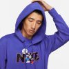 NIKE X SPACE JAM: A NEW LEGACY DRI-FIT STANDARD ISSUE HOODIE LIGHT CONCORD
