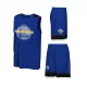 NBA Golden State Warriors Tank & Short Poly Interlock Set Blue