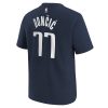 NIKE NBA DALLAS MAVERICKS LUKA DONCIC BOYS STATEMENT N&N TEE COLLEGE NAVY